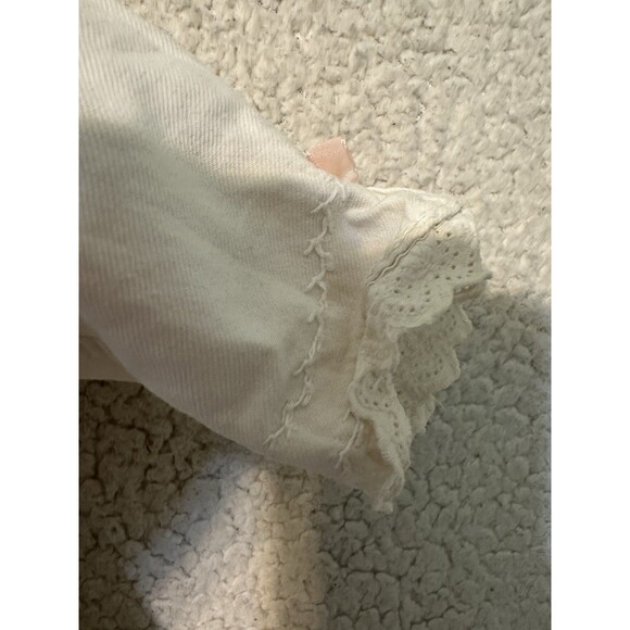 Stunning Antique Baby~Dress~Gown Christening Baptism Flower Girl Embroidery Lace - Picture 6 of 13